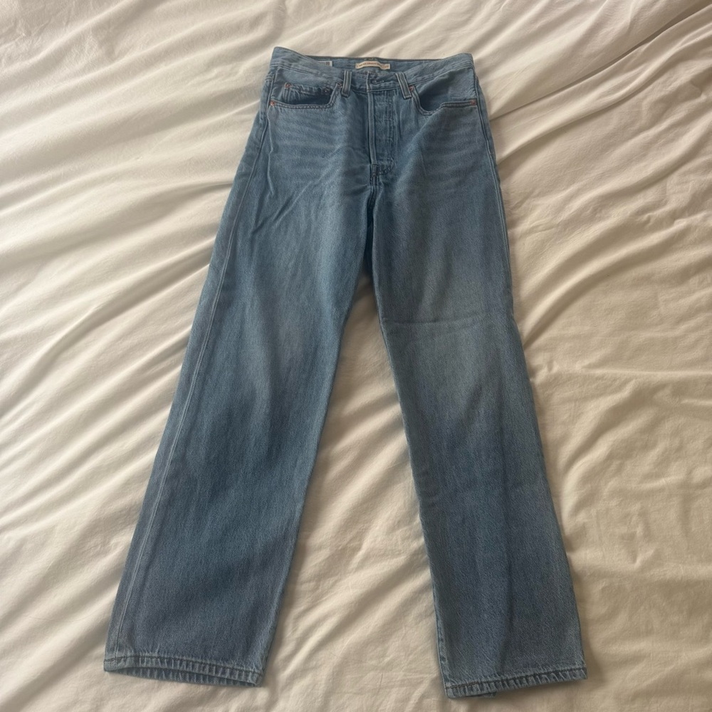Levi's Blue Straight Leg Women's Jeans